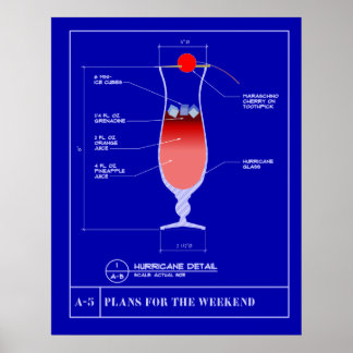 Póster Projeto para um furacão