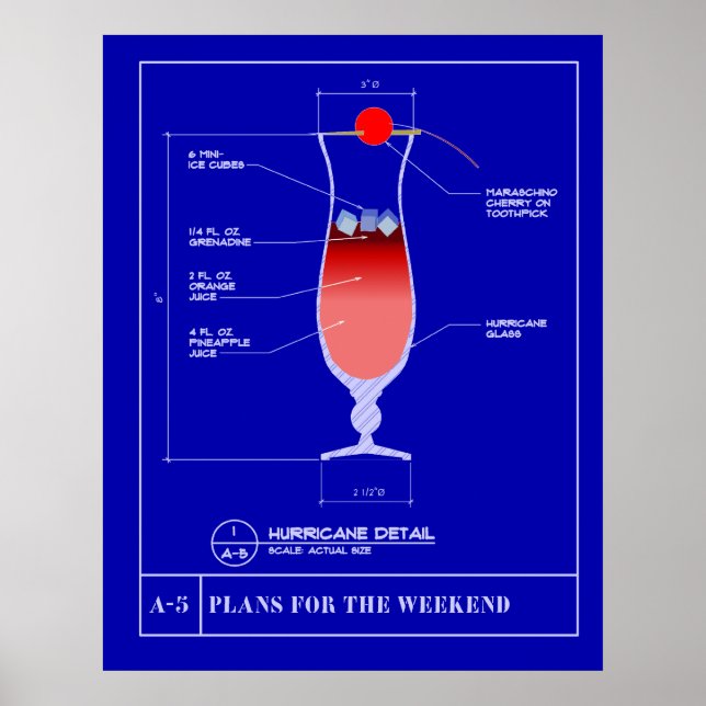 Póster Projeto para um furacão (Frente)