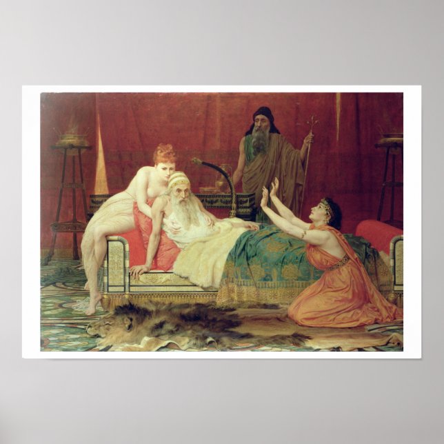 Póster Promessa de David a Bathsheba (Frente)