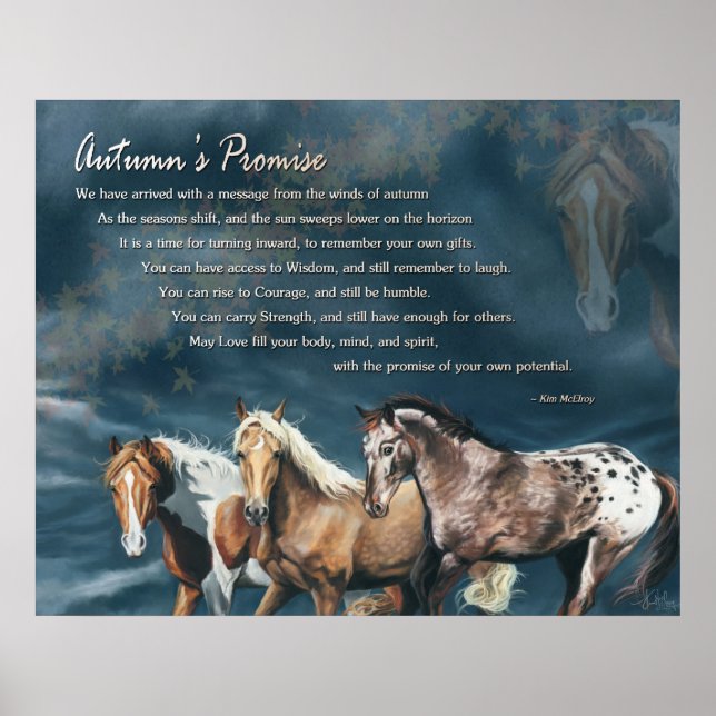 Poster Promessa do outono (Frente)