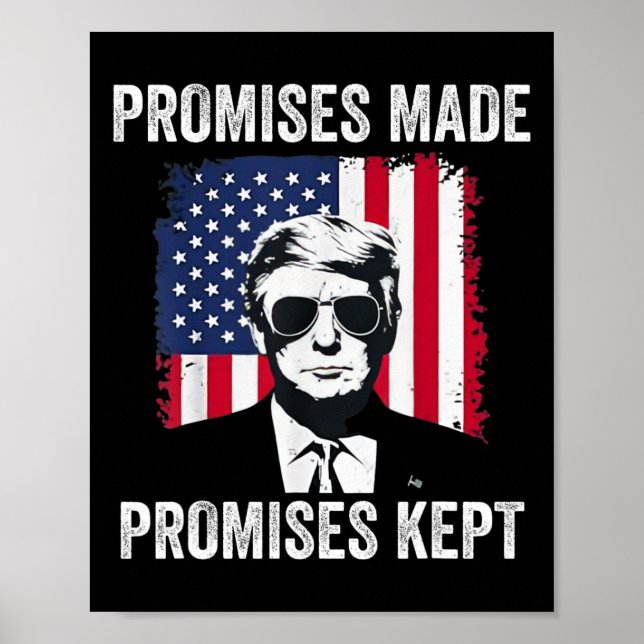 Poster Promessas Feitas Promessas Cumpridas Presidente Do (Frente)