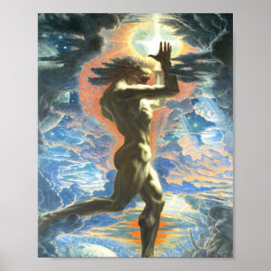 Poster Prometeu Por Jean Delville 1907