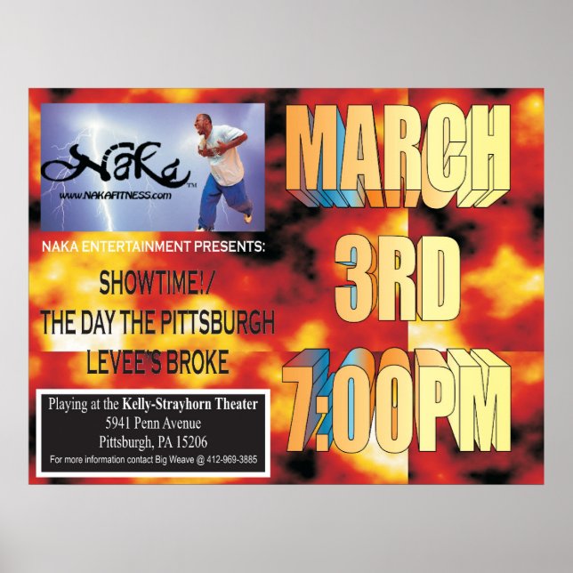 Poster Promo do showtime 2 de Naka (Frente)