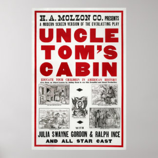 Poster Promoção de Adaptação de Filmes Toms Cabin