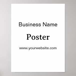 Poster Promoção de Marca Simples Padrão Semi-Brilho 11"x1