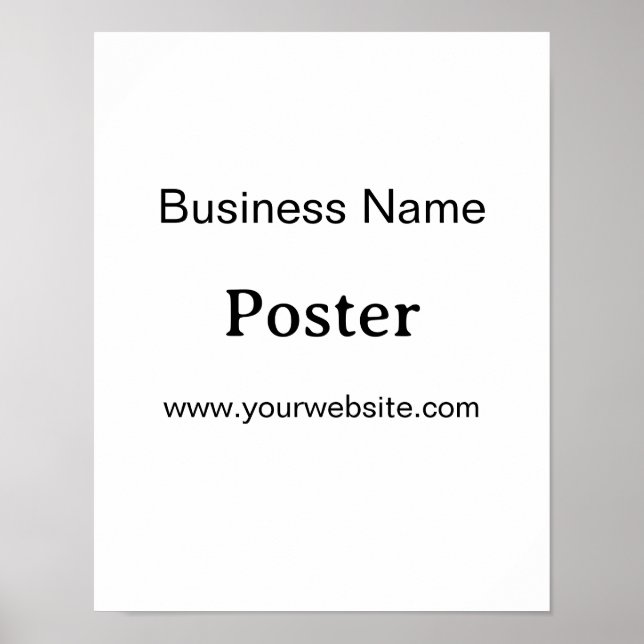 Poster Promoção de Marca Simples Padrão Semi-Brilho 11"x1 (Frente)
