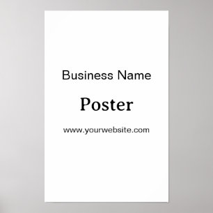Poster Promoção de Marca Simples Padrão Semi-Brilho 11"x1