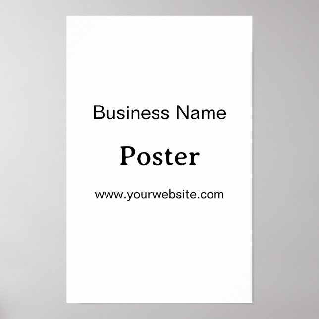 Poster Promoção de Marca Simples Padrão Semi-Brilho 11"x1 (Frente)