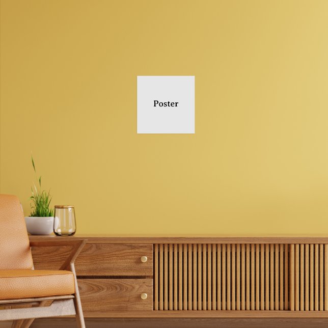 Poster Promoção de Marca Simples Padrão Semi-Brilho 12"x1 (Sala de Estar 2)