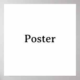 Poster Promoção de Marca Simples Padrão Semi-Brilho 16"x1