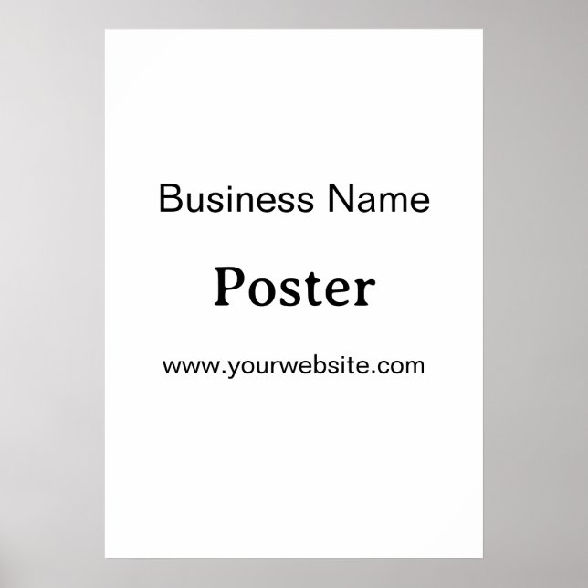 Poster Promoção de Marca Simples Padrão Semi-Brilho 20"x2 (Frente)