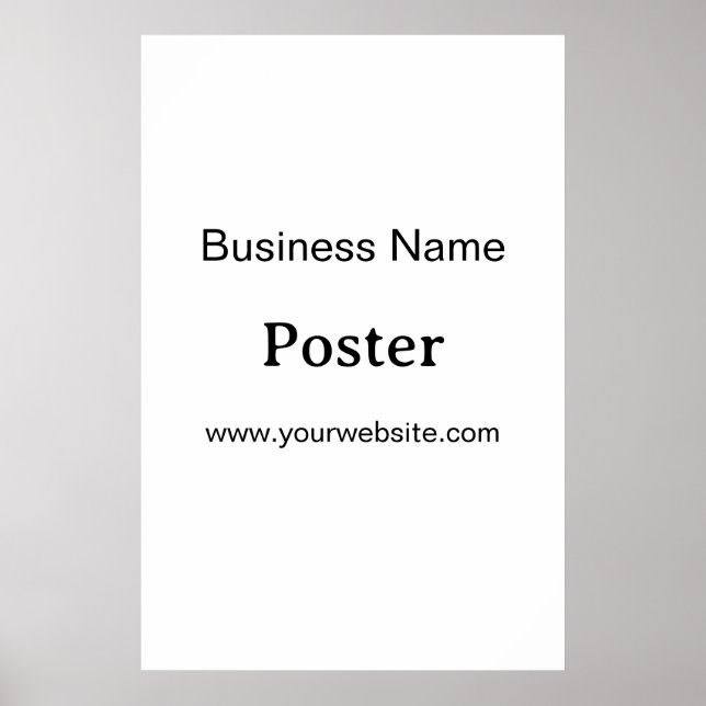 Poster Promoção de Marca Simples Padrão Semi-Brilho 24"x3 (Frente)