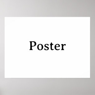 Poster Promoção de Marca Simples Padrão Semi-Brilho 28"x2