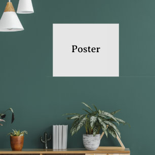Poster Promoção de Marca Simples Padrão Semi-Brilho 30"x2