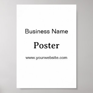 Poster Promoção de Marca Simples Padrão Semi-Brilho 5" x