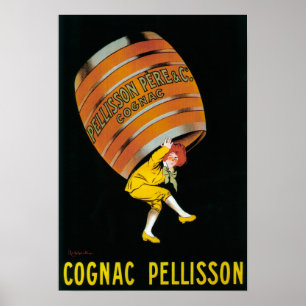 Póster Promocional PosterFrance de Pellisson do conhaque