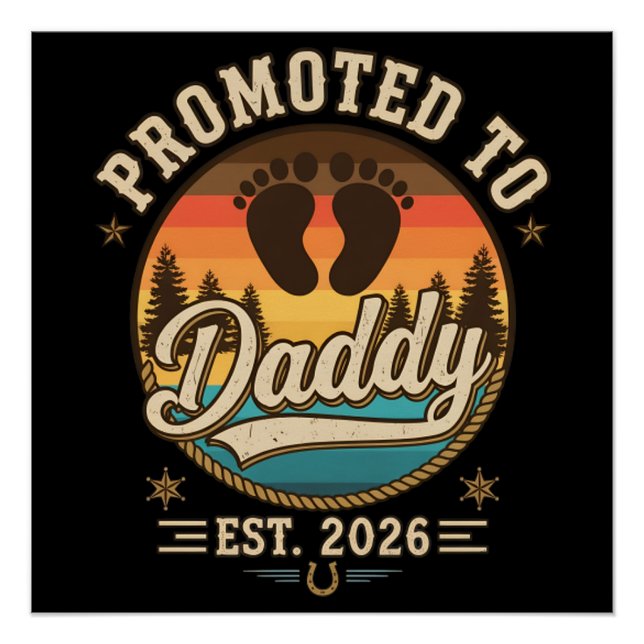 Póster Promovido a Papai Est 2026 (Frente)