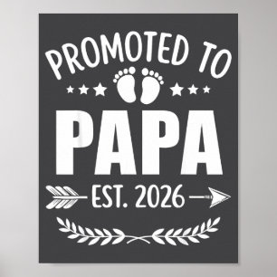 Poster Promovido a Papai Est 2026 Novo Avô Anúncio de Gra