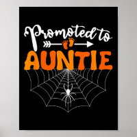 Promovido À Tia Halloween Anunciante De Gravidez