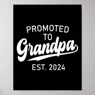 Poster Promovido Ao Vovô Est 2024 Para Novo Avô Fathe