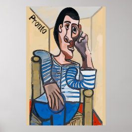 Poster Pronto, Abstrato no telefone celular, edite texto