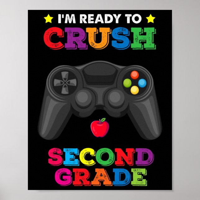 Poster Pronto Para Esmagar Jogo De Vídeo De 2ª Série Game (Frente)