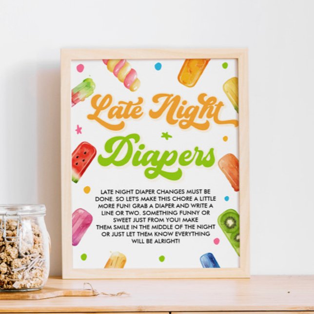 Poster Pronto para o Chá de fraldas Jogo de Fraldas Notur (Criador carregado)