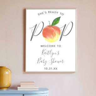 Poster Pronto para Pop   Sinal de boas-vindas do Chá de f