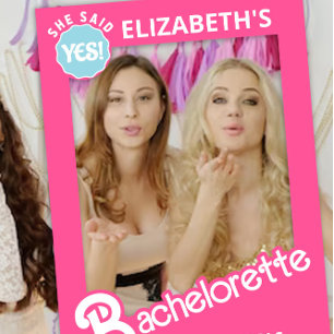 Poster Prop. de Fotografia Festa de solteira Rosa Doll