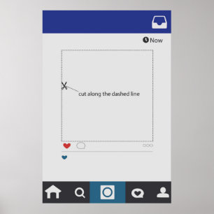 Póster Prop. de Frame Photobooth de Casamento de Estilo d