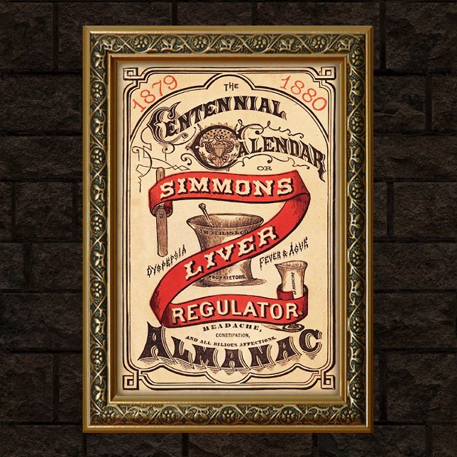 Poster Propaganda Antiga Reguladora do Fígado (Criador carregado)