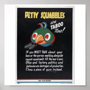 Poster Propaganda da Guerra Mundial