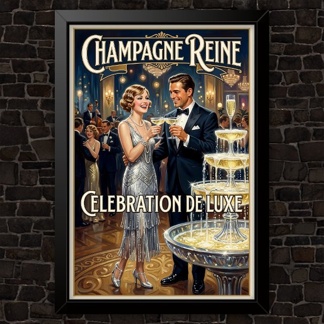 Poster Propaganda de Moda Vintage dos Anos 1920 (Criador carregado)