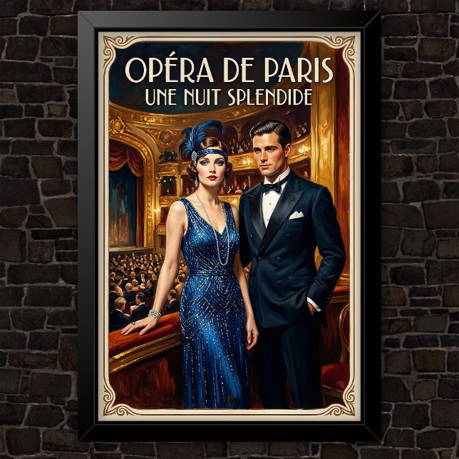 Poster Propaganda de Moda Vintage dos Anos 1920 (Criador carregado)