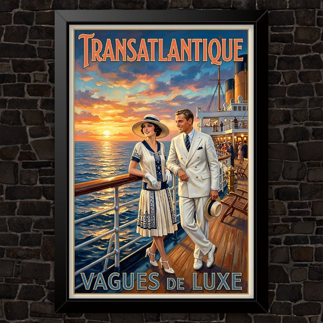 Poster Propaganda de Moda Vintage dos Anos 1920 (Criador carregado)