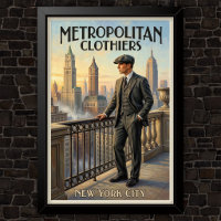 Propaganda de Moda Vintage dos Anos 1920