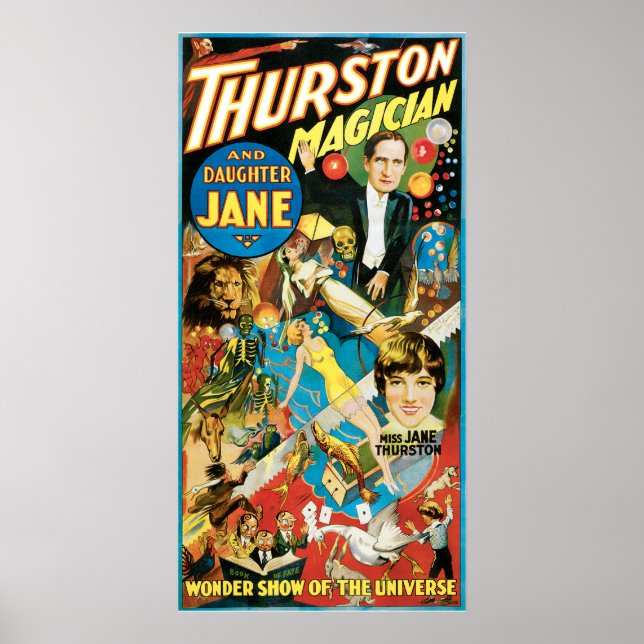 Póster Propaganda de Thurston e Daughn Jane Magistro (Frente)
