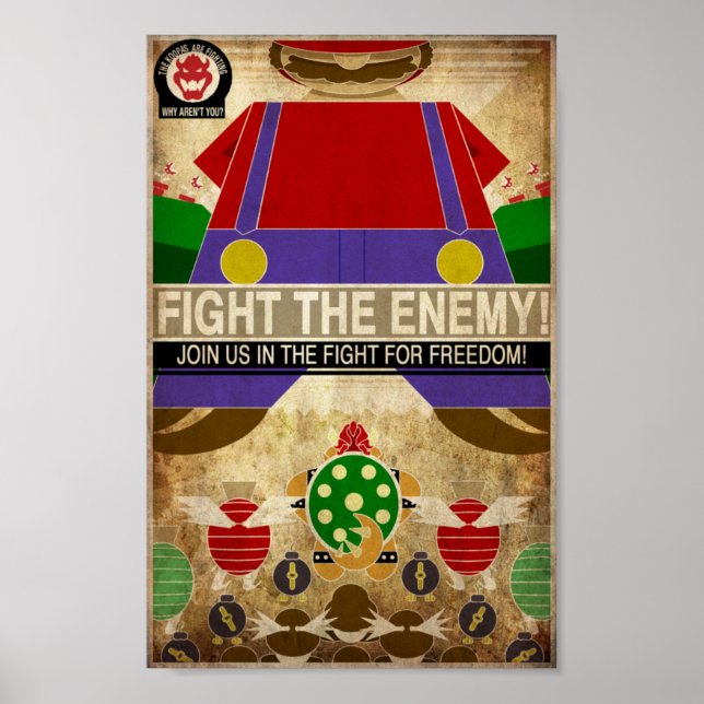 Poster Propaganda de Videogame (Frente)