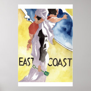 Poster Propaganda do estilo de Deco da Aquarela