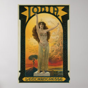 Póster Propaganda do mágico do vintage de Ionia