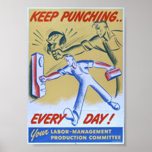 Poster Propaganda do vintage WW2