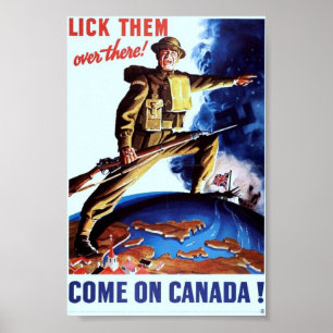 Poster Propaganda do vintage WW2