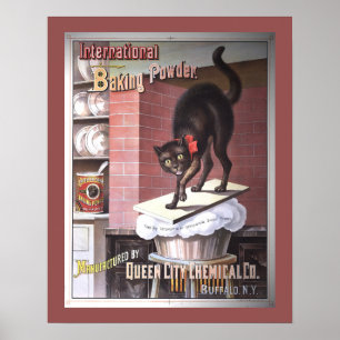 Poster Propaganda internacional do vintage do fermento em