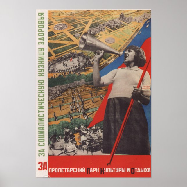 Poster Propaganda soviética (Frente)