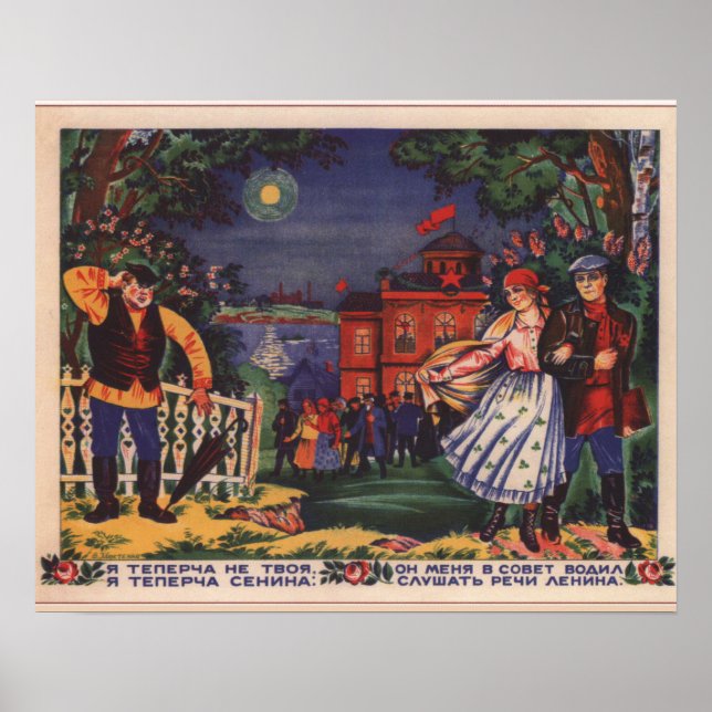 Poster Propaganda soviética (Frente)
