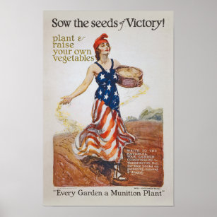 Poster Propaganda WI das Sementes de Libertação do Jardim