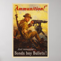 Propaganda WI de munições de guerra dos EUA