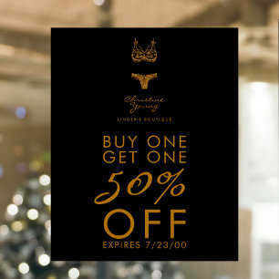 Poster Proposição de Venda de Loja de Roupa Íntima Boutiq