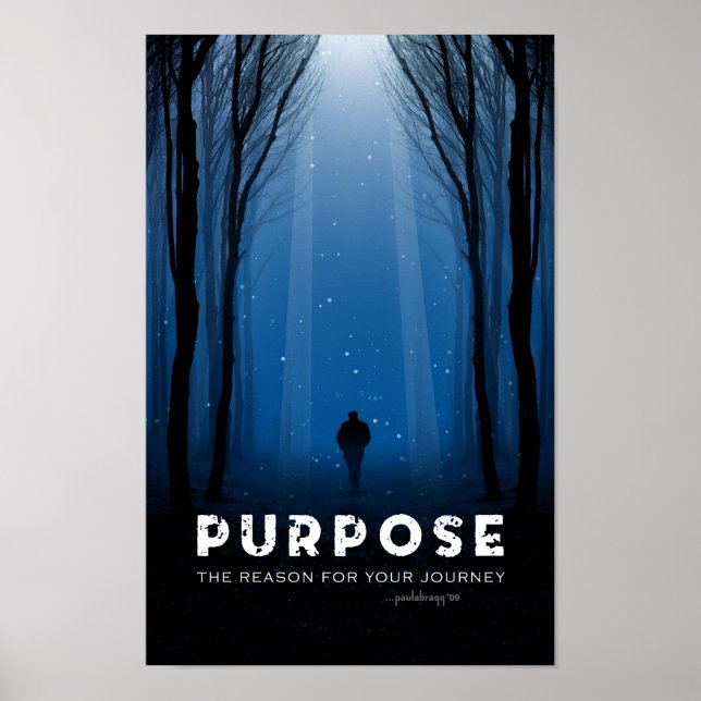 Póster Propósito: o motivo da sua jornada (Frente)