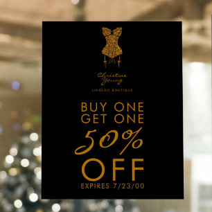 Poster Proposta de venda de Boutique de Lingerie de loja 